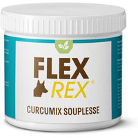 Produktbild von FlexRex Curcumix Souplesse Gelenk- und Haut-Fell-Supplement 250 g
