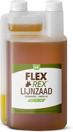 FlexRex Kaltgepresstes Leinsamenöl Vegan für Haut Fell und Verdauung 1 L – Bild 1 von 2