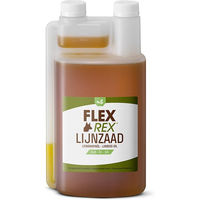 Produktbild von FlexRex Kaltgepresstes Leinsamenöl Vegan für Haut Fell und Verdauung 1 L
