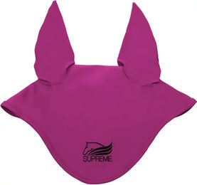 Produktbild von Fliegenhaube Supreme für Pferde in Lila und Rosa