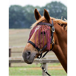 Produktbild von Fliegenkordelband EXKLUSIV Rot für Pony