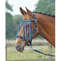 Produktbild von Fliegenkordelband TAMPERE für Warmblut in Navy Blau