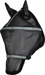 Produktbild von Fliegenmaske 4HORSES Marbella aus Nylon in Grün und Schwarz Größe L
