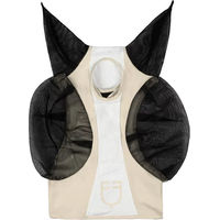 Produktbild von Fliegenmaske aus Netz für Pferde Equestro Beige Größe S