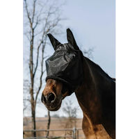 Produktbild von Fliegenmaske Equithème Teddy für Pferde in Schwarz Größe S