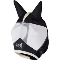 Produktbild von Fliegenmaske für Pferde B Vertigo Delux Schwarz aus Fleece