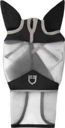 Produktbild von Fliegenmaske für Pferde Equestro aus Fleece in Grau