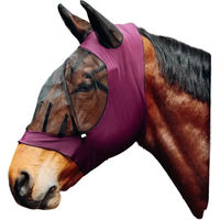 Produktbild von Fliegenmaske Horze für Ponys in Rot aus Stoff