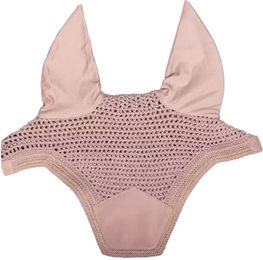 Produktbild von Fliegenmaske Kentucky Horsewear Wellington für Warmblut in Rosa aus Velours