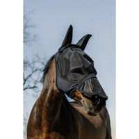 Produktbild von Fliegenmaske Pro Series Extra für Pferde aus Polyester in Schwarz Größe M