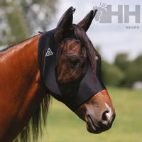 Produktbild von Fliegenmaske Professional's Choice Comfort-Fit für Pferde aus Lycra in Schwarz Größe XFull
