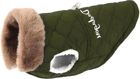 FLOCKI Pets Hundejacke mit Leinenhaken und Kuschelkragen – Bild 1 von 1