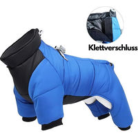 Produktbild von FLOCKI Pets™ Hundejacke Winterjacke für Hunde wasserabweisend mit Leinenhaken Blau