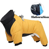 Produktbild von FLOCKI Pets™ Hundejacke Winterjacke für Hunde wasserabweisend mit Leinenhaken Gelb