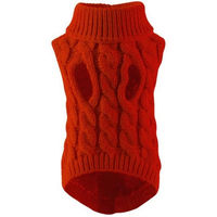 Produktbild von FLOCKI Pets Hundepullover Strickpullover für Hunde in Rot und Rosa