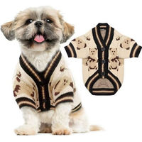 Produktbild von FLOCKI Pets™ Hundepullover Strickpullover mit Teddy-Bär Design in Beige