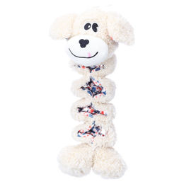 Floreo Flamingo Hundespielzeug aus Plüsch in Beige 14,5 x 9 x 32 cm – Bild 1 von 1