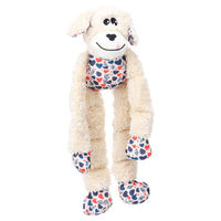 Produktbild von Floreo Flamingo Plüschspielzeug für Hunde in Beige 20 x 9,5 x 44 cm