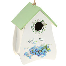 Floristik24 Vogelhaus Dekoration mit Blumenmotiven im Vintage-Stil – Bild 1 von 1