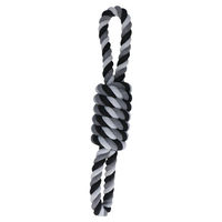 Produktbild von Floss Toss Dental Rope Extreme 8-Tugger Hundespielzeug aus Baumwolle Grau 61 cm