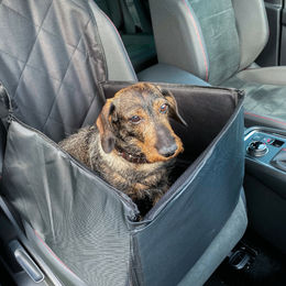 Floxik Hunde Autositzbezug aus Oxford-Gewebe wasserdicht Schwarz - 1 Stk. – Bild 1 von 10