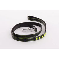 Produktbild von Fluoreszierende Hundeleine aus Gurtband von Martin Sellier in Schwarz