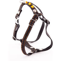 Produktbild von Fluoreszierendes Hundegeschirr Martin Sellier aus Nylon in Orange Schwarz 10/30-40 cm