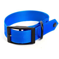 Produktbild von Fluoreszierendes Hundehalsband aus Nylon von Martin Sellier in Blau 25/55 cm