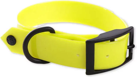 Produktbild von Fluoreszierendes Hundehalsband für die Jagd von Martin Sellier aus Biothane in Gelb 25/65 cm