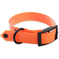 Produktbild von Fluoreszierendes Hundehalsband für die Jagd von Martin Sellier aus Biothane in Orange 25/55 cm