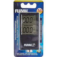 Produktbild von Fluval 2 in 1 Digitalthermometer kabellos für Fischaquarien in Schwarz