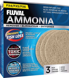 Fluval Ammoniak Entferner Pads für Fisch Außenfilter FX4 FX5 und FX6 3er Pack – Bild 1 von 5