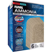 Produktbild von Fluval Ammoniak Entferner Wasseraufbereiter Filtermedien für Fisch Außenfilter 6er Pack - 6 x 500 g