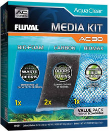 Fluval AquaClear AC30 Filtermedien-Set für Aquarien und Fische – Bild 1 von 5