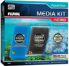 Fluval AquaClear Filtermedien-Set AC50 für Fisch Aquarien – Bild 1 von 4