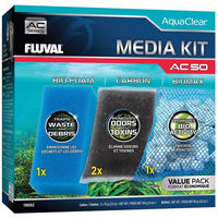 Produktbild von Fluval AquaClear Filtermedien-Set AC50 für Fisch Aquarien