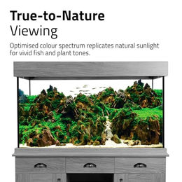 Fluval AquaSky LED 3.0 Lichtleiste für Aquarien 33W 115-146,4cm Schwarz – Bild 1 von 2