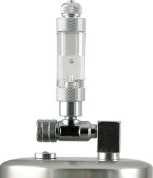 Produktbild von Fluval Bio CO2 Blasenzähler aus Glas in Transparent und Silber