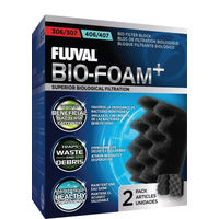 Produktbild von Fluval Bio Foam Plus feine Schaumstoffpatronen für Fisch Außenfilter 2er Pack