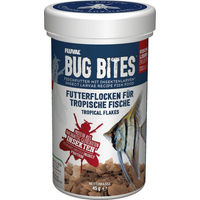 Produktbild von Fluval Bug Bites Fischfutter Flocken mit Insektenlarven für tropische Süßwasserfische 45g - 45 g