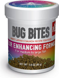 Fluval Bug Bites Fischfutter für Tropenfische mit Insekten und Lachs, farbverstärkendes Granulat, 45 g - 45 g – Bild 1 von 6