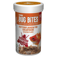 Produktbild von Fluval Bug Bites Goldfish Flakes Fischfutter für Goldfische mit Insekten Hering und Lachs ohne Farb- und Aromastoffe sowie Konservierungsstoffe 250 ml