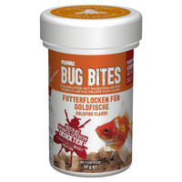 Produktbild von Fluval Bug Bites Goldfish Flakes Fischfutter für Goldfische mit Insekten Hering und Lachs ohne Konservierungsstoffe 100 ml