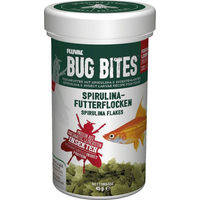 Produktbild von Fluval Bug Bites Spirulina Flakes Fischfutter für Süßwasserfische mit Garnele 250 ml - 250 ml