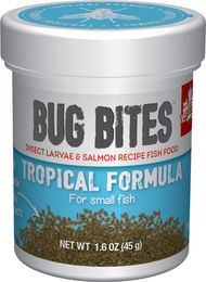 Fluval Bug Bites Tropische Fische Mikrogranulat Insektenbasiertes Futter mit Lachs 45 g - 45 g – Bild 1 von 6