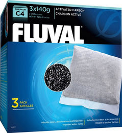 Fluval C4 Aktivkohlepatrone für Fischfilter 3er Pack 420g - 3 x 140 g – Bild 1 von 4
