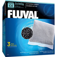 Produktbild von Fluval C4 Aktivkohlepatrone für Fischfilter 3er Pack 420g - 3 x 140 g