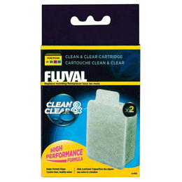 Fluval Clean & Clear Filterpatronen mit Kunstharz für Fisch-Innenfilter U1, U2, U3 und U4, 2er Pack - 1 Stk. – Bild 1 von 6