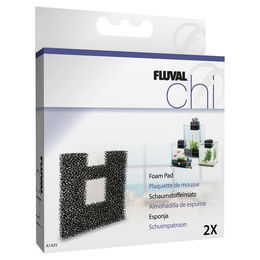 Fluval Ersatz-Schaumstoffeinsatz für Fluval Chi I und II Aquarien für Fische 2er Pack – Bild 1 von 2