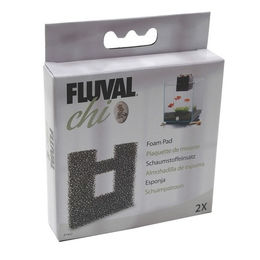Produktbild von Fluval Ersatzschaumstoffeinsatz für Fluval Chi Süßwasserfilter 2er-Pack Schwarz